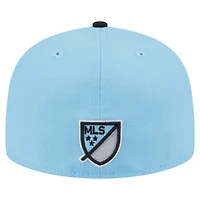 Casquette ajustée 59FIFTY Kickoff 2025 bleu clair pour homme de New Era Minnesota United FC