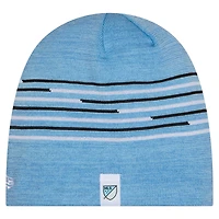 Bonnet tricoté New Era bleu clair pour homme Minnesota United FC 2026 Kickoff