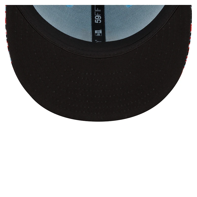 Casquette ajustée 59FIFTY Element Tech Pack Minnesota United FC bleu clair New Era pour homme