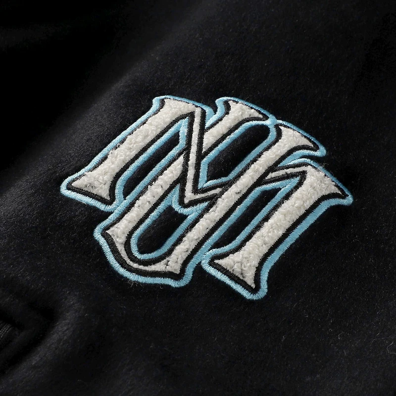 Men's Sport Design Sweden Black Minnesota United FC Anniversary Collection Varsity Jacket