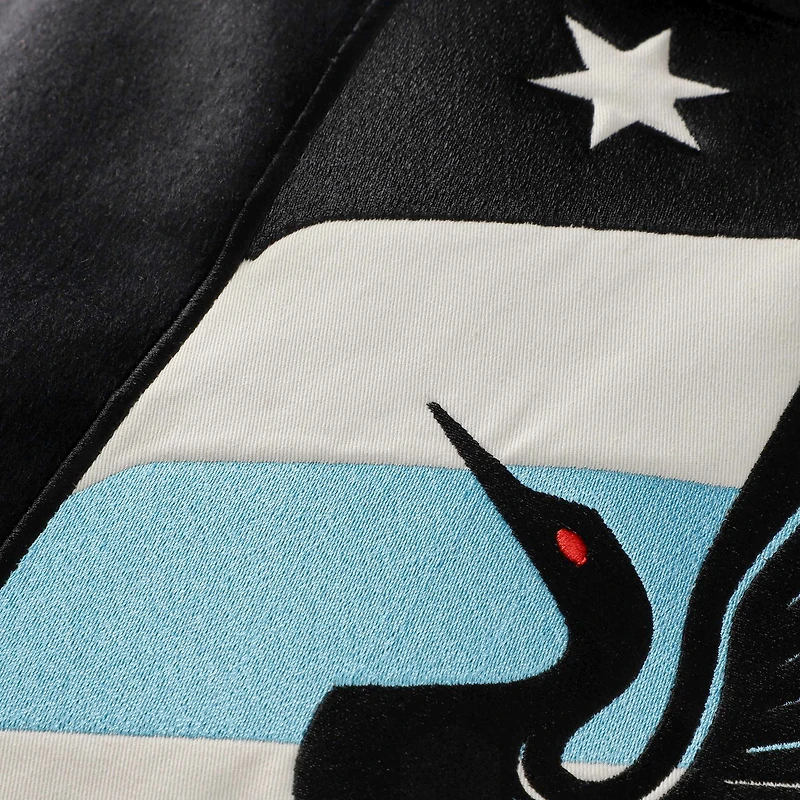Men's Sport Design Sweden Black Minnesota United FC Anniversary Collection Varsity Jacket