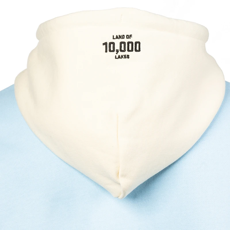 Sweat à capuche décontracté en jersey bleu clair/crème Minnesota United FC 2025 pour homme Sport Design Sweden