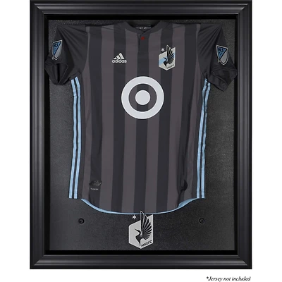 Vitrine de présentation pour maillot avec logo de l'équipe encadré noir du Minnesota United FC