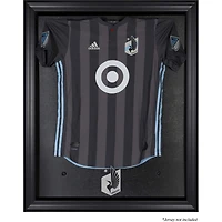 Vitrine de présentation pour maillot avec logo de l'équipe encadré noir du Minnesota United FC