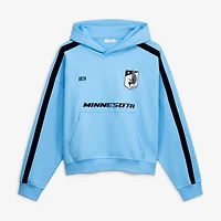 Sweat à capuche unisexe Live Breathe Futbol bleu clair Minnesota United FC Rossi