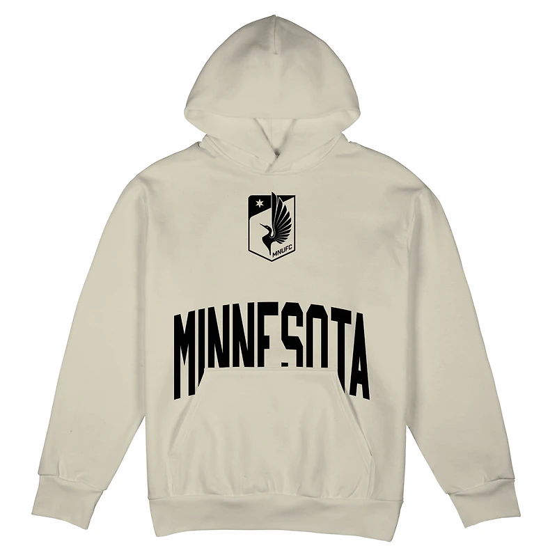 Sweat à capuche unisexe Stadium Essentials Sand Minnesota United FC Surrender