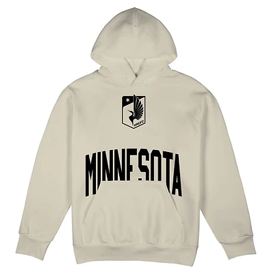 Sweat à capuche unisexe Stadium Essentials Sand Minnesota United FC Surrender