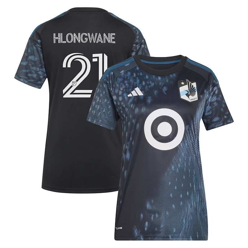 Women's adidas Bongokuhle Hlongwane Black Minnesota United FC 2026 The Decade Kit Replica Jersey