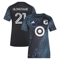 Women's adidas Bongokuhle Hlongwane Black Minnesota United FC 2026 The Decade Kit Replica Jersey
