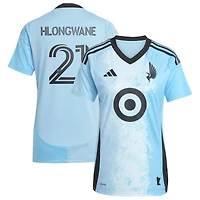 Maillot réplique adidas Bongokuhle Hlongwane bleu Minnesota United FC 2025 CONVERGENCE pour femme