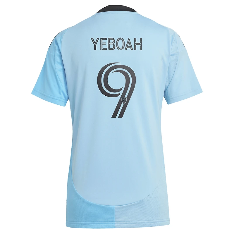 Maillot de joueur réplique adidas Kelvin Yeboah bleu Minnesota United FC 2025 CONVERGENCE pour femme