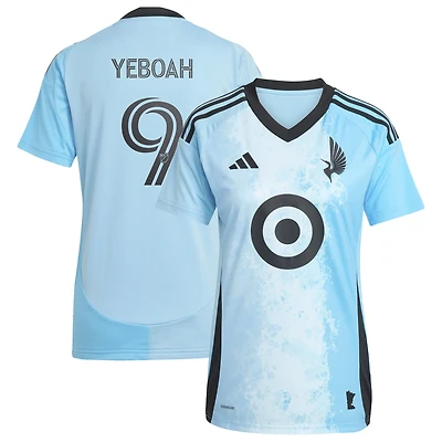 Women's adidas Kelvin Yeboah Blue Minnesota United FC 2025 CONVERGENCE Replica Player Jersey