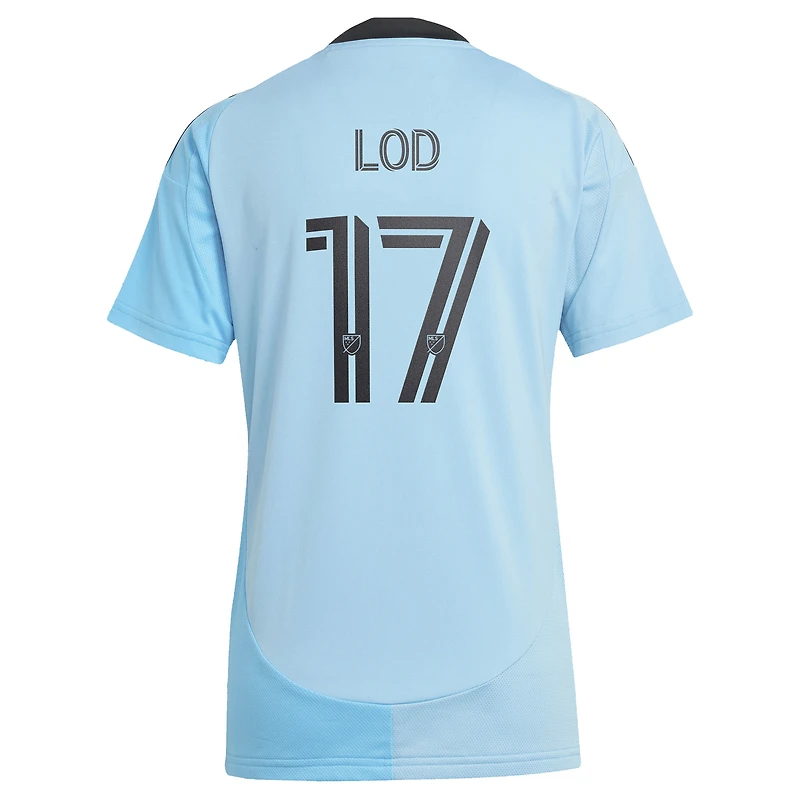 Maillot de joueur réplique adidas Robin Lod bleu Minnesota United FC 2025 CONVERGENCE pour femme