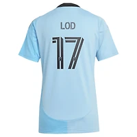 Maillot de joueur réplique adidas Robin Lod bleu Minnesota United FC 2025 CONVERGENCE pour femme