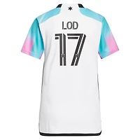 Women's adidas Robin Lod White Minnesota United FC 2023 The Northern Lights Kit Replica Jersey