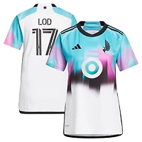 Women's adidas Robin Lod White Minnesota United FC 2023 The Northern Lights Kit Replica Jersey
