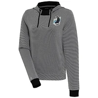 Sweat à capuche tri-blend noir pour femme du Minnesota United FC Axe Bunker