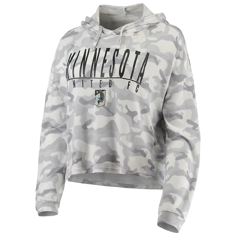 Women's Concepts Sport Gray Minnesota United FC Composite Hoodie Top