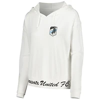Women's Concepts Sport White Minnesota United FC Accord Hoodie Long Sleeve Top