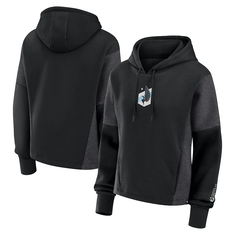 Sweat à capuche surdimensionné noir pour gardien de but Minnesota United FC Fanatics femme