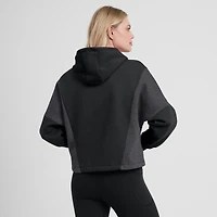 Women's Fanatics Black Minnesota United FC Oversized Legacy Goalkeeper Pullover Hoodie