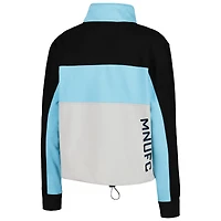 Women's The Wild Collective Blue Minnesota United FC Fleece Half-Zip Jacket