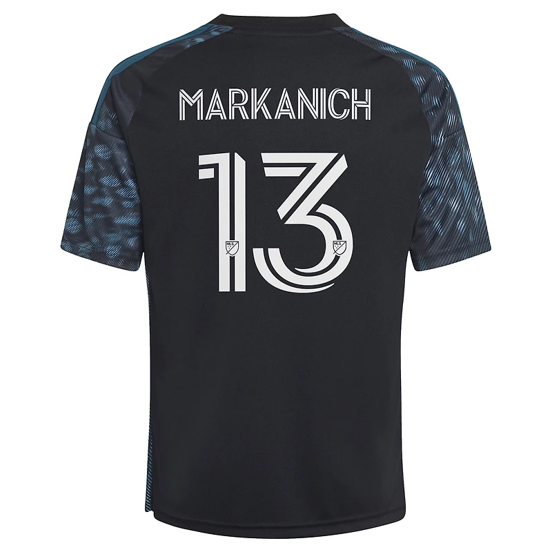 Youth adidas Anthony Markanich Black Minnesota United FC 2026 The Decade Kit Replica Jersey