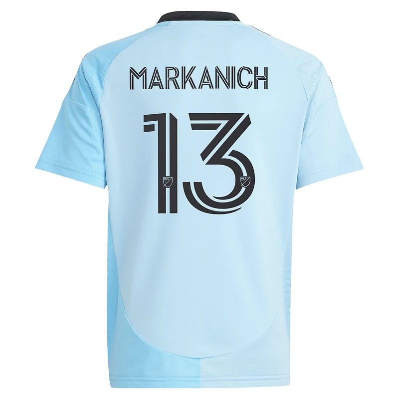 Maillot adidas Anthony Markanich pour jeune, réplique du Minnesota United FC 2025 CONVERGENCE, bleu