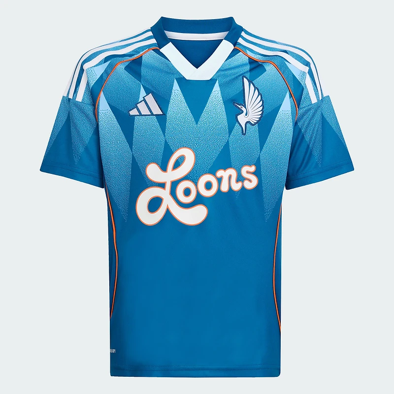 Maillot réplique junior adidas bleu Minnesota United FC 2025 troisième