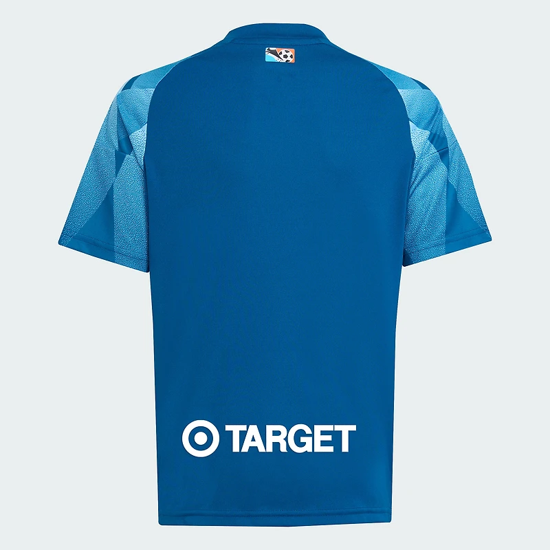 Maillot réplique junior adidas bleu Minnesota United FC 2025 troisième