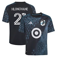 Youth adidas Bongokuhle Hlongwane Black Minnesota United FC 2026 The Decade Kit Replica Jersey