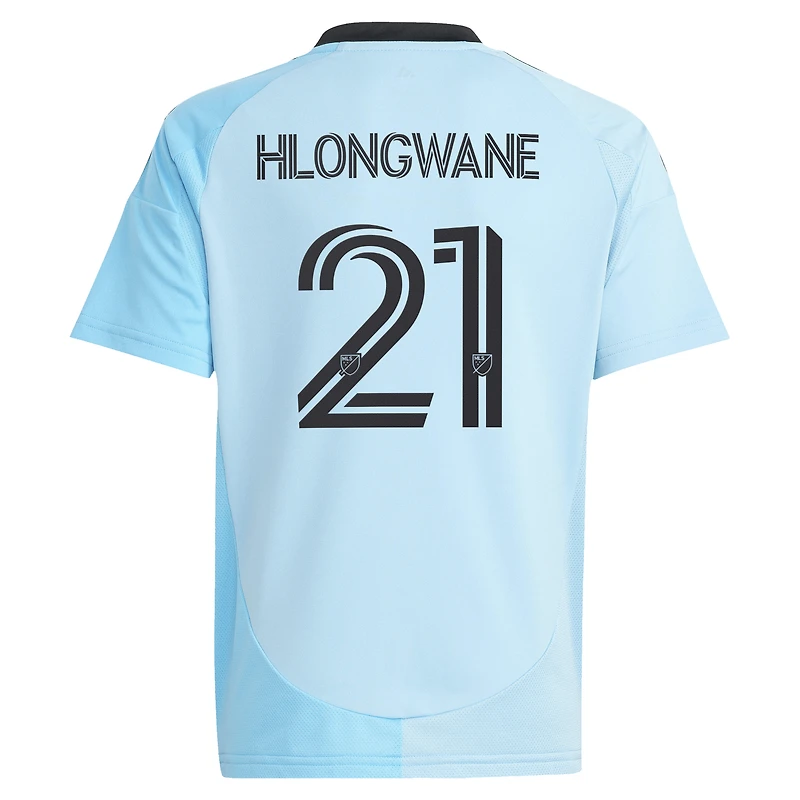Youth adidas Bongokuhle Hlongwane Blue Minnesota United FC 2025 CONVERGENCE Replica Jersey