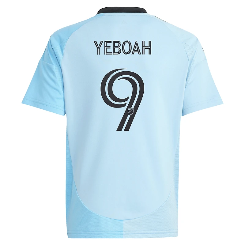 Maillot de joueur réplique adidas Kelvin Yeboah bleu Minnesota United FC 2025 CONVERGENCE pour jeune