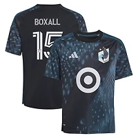 Youth adidas Michael Boxall Black Minnesota United FC 2026 The Decade Kit Replica Jersey