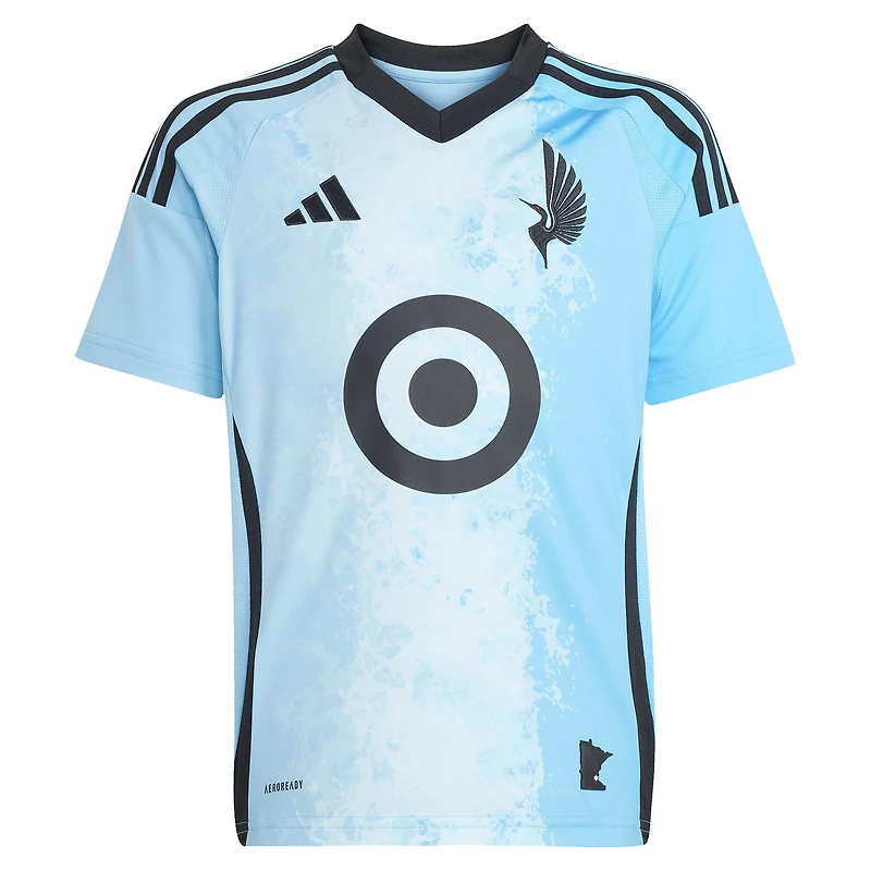 Maillot de joueur réplique adidas Robin Lod bleu Minnesota United FC 2025 CONVERGENCE pour jeune