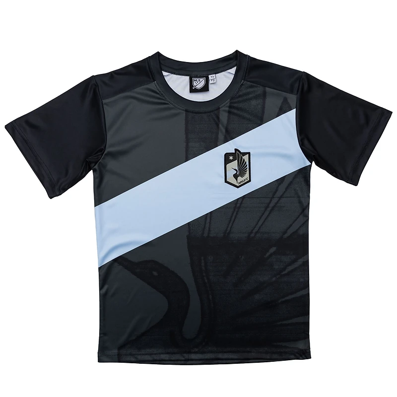 Youth Sport Design Sweden  Black Minnesota United FC Club T-Shirt