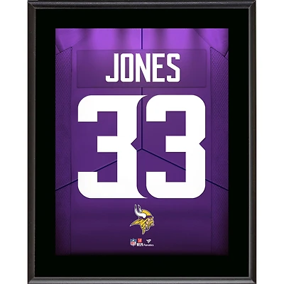 Aaron Jones Minnesota Vikings 10.5" x 13" Jersey Number Sublimated Player Plaque