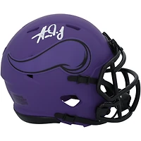 Aaron Jones Minnesota Vikings Autographed Riddell Rave Speed Mini Helmet  