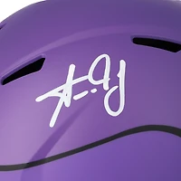Aaron Jones Minnesota Vikings Autographed Riddell Rave Speed Replica Helmet  