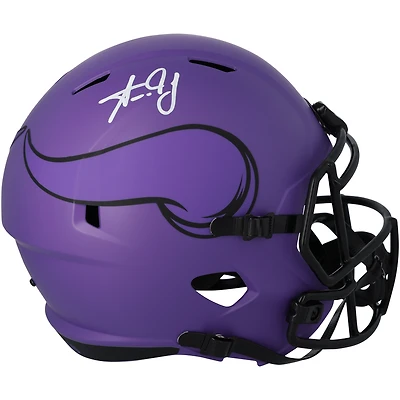 Aaron Jones Minnesota Vikings Autographed Riddell Rave Speed Replica Helmet  
