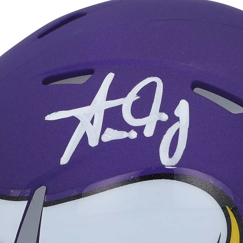 Aaron Jones Minnesota Vikings Autographed Speed Mini Helmet