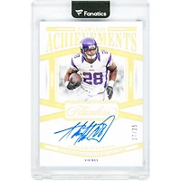 Carte autographiée d'Adrian Peterson (Minnesota Vikings) 2024 Panini Flawless Achievements Gold #FA-APN #17/25