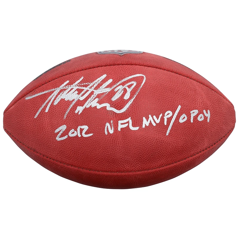Adrian Peterson Minnesota Vikings Autographed Duke Full Color Football with "2012 NFL MVP/OPOY" Inscription