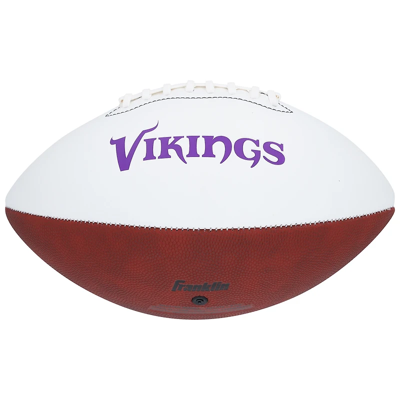 Adrian Peterson Minnesota Vikings Autographed Franklin White Panel Football