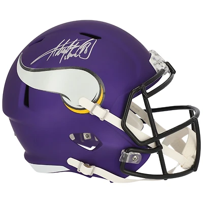 Adrian Peterson Minnesota Vikings Autographed Riddell Speed Replica Helmet