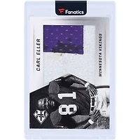 Carl Eller Minnesota Vikings 2013 Panini Limited Jumbo Jersey Dual-Color Relic #2 #2/10 Card