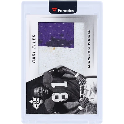 Carl Eller Minnesota Vikings 2013 Panini Limited Jumbo Jersey Dual-Color Relic #2 #2/10 Card