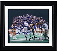 Cris Carter Minnesota Vikings Autographed 8" x 10" Running Out of Tunnel Before Last Home Game Photograph