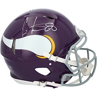 Casque Riddell Speed ​​Authentic rétro 1961-79 autographié par Cris Carter, Minnesota Vikings