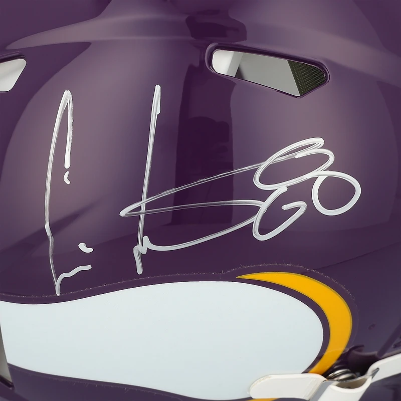 Cris Carter Minnesota Vikings Autographed Riddell 1961-79 Throwback Speed Authentic Helmet